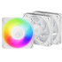 ARCTIC P12 Pro A-RGB (biela) 3-Pack - 120mm A-RGB PWM ventilátor s rozdeľovačom káblov