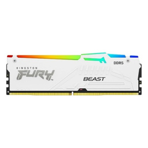 Kingston FURY Beast White/DDR5/16GB/5200MHz/CL40/1x16GB/RGB/White