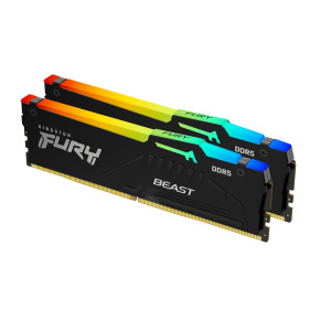 Kingston FURY Beast EXPO/DDR5/64GB/6000MHz/CL36/2x32GB/RGB/Black Kingston FURY Beast EXPO/DDR5/64GB/6000MHz/CL36/2x32GB/RGB/Black