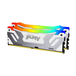 Kingston/CUDIMM DDR5/48/8800MHz/CL42/2x24GB/RGB/White
