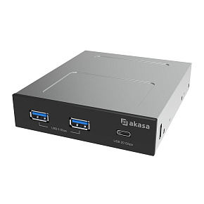 AKASA USB hub USB 20Gbps + 2x 5Gbps Type-A AKASA USB hub USB 20Gbps + 2x 5Gbps Type-A