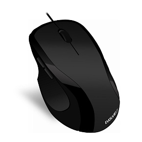 EVOLVEO ML-507B/Ergonomická/Laserová/Pre pravákov/1 600 DPI/Drôtová USB/Čierna EVOLVEO ML-507B/Ergonomická/Laserová/Pre pravákov/1 600 DPI/Drôtová USB/Čierna
