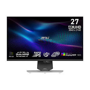 MSI MPG/274URDFW E16M/27"/IPS/4K UHD/160Hz/0,5ms/Biela/3R MSI MPG/274URDFW E16M/27"/IPS/4K UHD/160Hz/0,5ms/Biela/3R