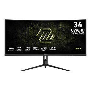 MSI MAG/342CQRF E20/34"/VA/wQHD/200Hz/0,5ms/Čierna/3R