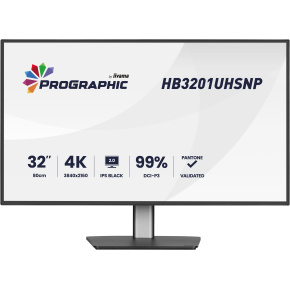 iiyama ProGraphic/HB3201UHSNP-B1/31,5"/IPS/4K UHD/60Hz/4ms/Čierna/3R