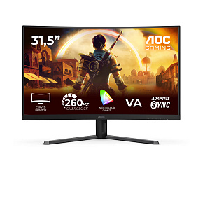 AOC Gaming/C32G42ZE/31,5"/VA/FHD/260Hz/0,3ms/Čierna/3R AOC Gaming/C32G42ZE/31,5"/VA/FHD/260Hz/0,3ms/Čierna/3R