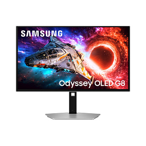 Samsung Odyssey OLED G8/LS27HG800SUXEN/27"/OLED/4K UHD/240Hz/0,03ms/Strieborná/2R Samsung Odyssey OLED G8/LS27HG800SUXEN/27"/OLED/4K UHD/240Hz/0,03ms/Strieborná/2R
