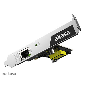 AKASA 2.5 Gigabit PCIe sieťová karta s PoE AKASA 2.5 Gigabit PCIe sieťová karta s PoE