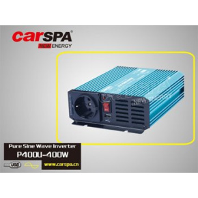 Měnič napětí Carspa P400U-122 12V/230V+USB 400W, čistá sinusovka