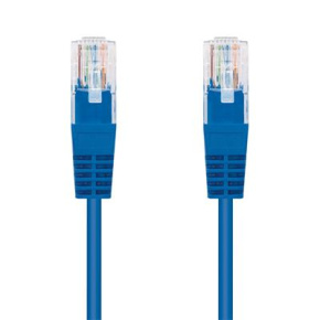 Kábel C-TECH patchcord Cat5e, UTP, modrý, 5m