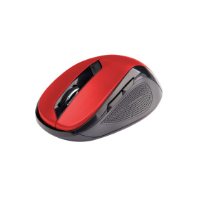 C-TECH Myš WLM-02/Ergonomická/Optická/Bezdrátová USB/Černá-červená