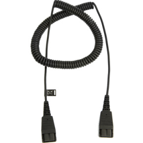 Jabra Extension cord, QD-QD, 0,5-2m, coiled