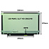 LCD PANEL 11,6" HD 1366x768 30PIN MATNÝ / ÚCHYTY PO STRANÁCH