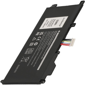2-POWER Batéria 7,6V 3000mAh pre Dell Latitude 7200, Latitude 7210