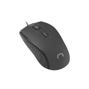 Natec optická myš HOOPOE 2/1600 DPI/Kancelářská/Optická/Drátová USB/Černá