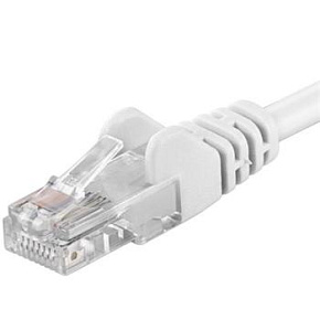 Patch kábel UTP RJ45-RJ45 level 5e 1,5m, biela