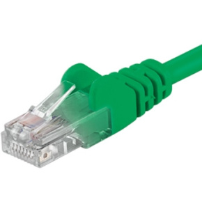 Patch kabel UTP RJ45-RJ45 level CAT6, 0.5m, zelená