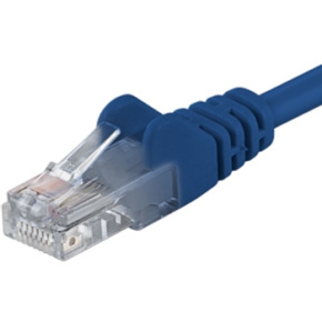 Patch kabel UTP RJ45-RJ45 level CAT6, 1,5m, modrá
