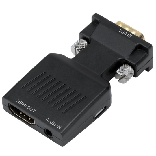PremiumCord Prevodník VGA na HDMI s audio vstupom a audio káblom PremiumCord Prevodník VGA na HDMI s audio vstupom a audio káblom
