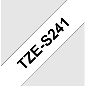 TZE-S241,  bílá/černá, 18mm
