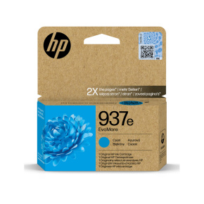 HP 937e atramentová náplň azúrová, 4S6W6NE