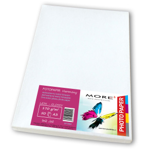 Fotopapír lesklý bílý kompatibilní s A3, 170g/m2 kompatibilní s ink. tisk 50 ks