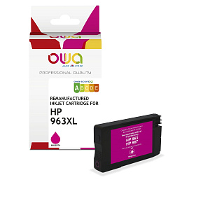 OWA ARMOR ink pre HP 3JA28AE,(963XL),červená/magenta OWA ARMOR ink pre HP 3JA28AE,(963XL),červená/magenta
