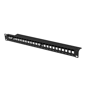 LANBERG PATCH PANEL BLANK 24 PORTOV 1U PRO MODULY KEYSTONE ČIERNY LANBERG PATCH PANEL BLANK 24 PORTOV 1U PRO MODULY KEYSTONE ČIERNY