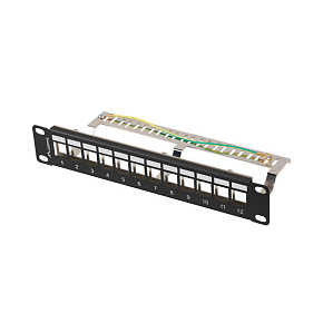 LANBERG PATCH PANEL 12 PORTOV 1U 19" FTP PRO MODULY KEYSTONE ČIERNY V2 LANBERG PATCH PANEL 12 PORTOV 1U 19" FTP PRO MODULY KEYSTONE ČIERNY V2