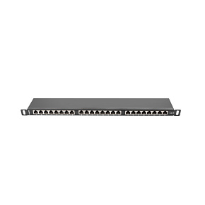 LANBERG PATCH PANEL 24 PORTOV 0,5U 19" CAT.6 FTP TIENE ČIERNY LANBERG PATCH PANEL 24 PORTOV 0,5U 19" CAT.6 FTP TIENE ČIERNY