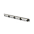 LANBERG PATCH PANEL 24 PORTOV 1U 19" CAT.6 UTP ČIERNY