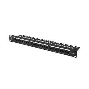 LANBERG PATCH PANEL 24 PORTOV 1U 19" CAT.6A UTP S POLICIOU ČIERNY LANBERG PATCH PANEL 24 PORTOV 1U 19" CAT.6A UTP S POLICIOU ČIERNY