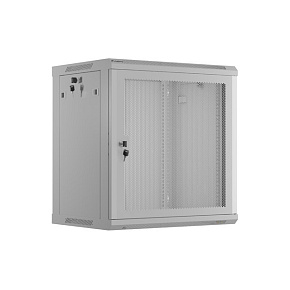 NÁSTENNÁ INŠTALAČNÁ SKRIŇA 19" 12U 600X450 ŠEDÉ PERFOROVANÉ DVERE - PLOCHÉ BALENIE NÁSTENNÁ INŠTALAČNÁ SKRIŇA 19" 12U 600X450 ŠEDÉ PERFOROVANÉ DVERE - PLOCHÉ BALENIE