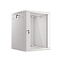 LANBERG 19" RACKOVÁ SKRIŇA PRO MONTÁŽ NA STENU 15U/600X600 (FLAT PACK) S PROSKLENÝMI DVERAMI ŠEDÁ V2c