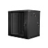 LANBERG RACKOVÁ SKRIŇA 19" DVOJDIELNA NÁSTENNÁ 12U/600X600 (FLAT PACK) ČIERNA