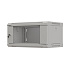 LANBERG RACKOVÁ SKRIŇA 19" NÁSTENNÁ 4U/540X350 (FLAT PACK) S PRESKLENÝMI DVERAMI ŠEDÁ