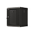 LANBERG RACKOVÁ SKRIŇA 10" PRO MONTÁŽ NA STENU 6U/300X300 (FLAT PACK) S PROSKLENÝMI DVERMI ČIERNA