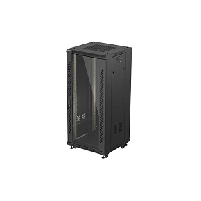 LANBERG 19" VOĽNE STOJÚCA RACKOVÁ SKRIŇA 27U/600X600 (FLAT PACK) S PRESKLENÝMI DVERAMI ČIERNA LANBERG 19" VOĽNE STOJÚCA RACKOVÁ SKRIŇA 27U/600X600 (FLAT PACK) S PRESKLENÝMI DVERAMI ČIERNA
