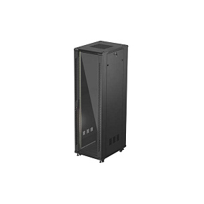 LANBERG 19" VOĽNE STOJÚCA RACKOVÁ SKRIŇA 42U/600X800 (FLAT PACK) S PRESKLENÝMI DVERAMI ČIERNA LANBERG 19" VOĽNE STOJÚCA RACKOVÁ SKRIŇA 42U/600X800 (FLAT PACK) S PRESKLENÝMI DVERAMI ČIERNA