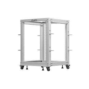 LANBERG OTVORENÝ RACK 19" 15U 600X600-1100 NASTAVITEĽNÝ ŠEDÝ LANBERG OTVORENÝ RACK 19" 15U 600X600-1100 NASTAVITEĽNÝ ŠEDÝ