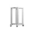 LANBERG OTVORENÝ RACK 19" 22U 600X800 ŠEDÝ