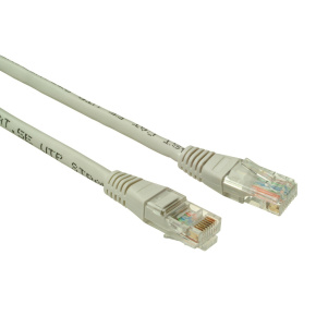 SOLARIX patch kábel CAT5E UTP PVC 5m sivý non-snag proof