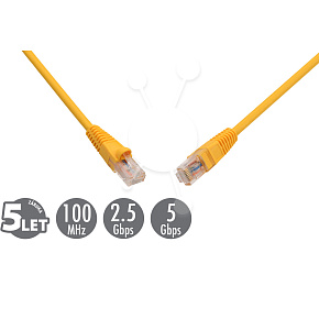 SOLARIX patch kábel CAT5E UTP PVC 2m žltý SOLARIX patch kábel CAT5E UTP PVC 2m žltý