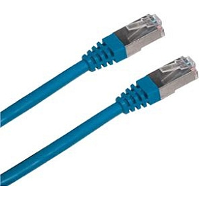 Patchkábel S/FTP, Cat6, 2xRJ45, 10m červený