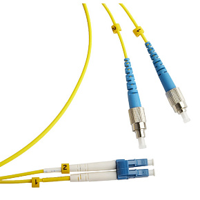 Optický patch cord duplex FC-LC 50/125 MM, 5m, OM2 Optický patch cord duplex FC-LC 50/125 MM, 5m, OM2