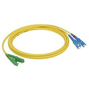 Patchcord FO duplex E2000/APC-SC/UPC 9/125um SM 12m, OS2 Patchcord FO duplex E2000/APC-SC/UPC 9/125um SM 12m, OS2