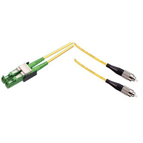 Patchcord FO duplex E2000/APC-FC/PC 9/125 2m, OS2 Patchcord FO duplex E2000/APC-FC/PC 9/125 2m, OS2