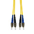 Optický patchcord duplex 9/125 FC-FC 2m G657A OS2