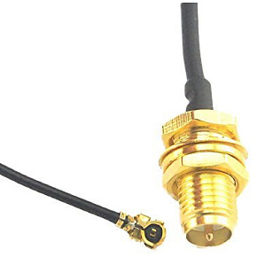 Pigtail u.Fl (IPEX) - RSMA female pigtail kábel, 15cm Pigtail u.Fl (IPEX) - RSMA female pigtail kábel, 15cm