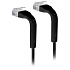 Ubiquiti U-Cable-Patch-RJ45-BK-50, Ethernet Patch Kábel, 0,1m (0,22m s konektormi), Cat6, čierny (50ks)
